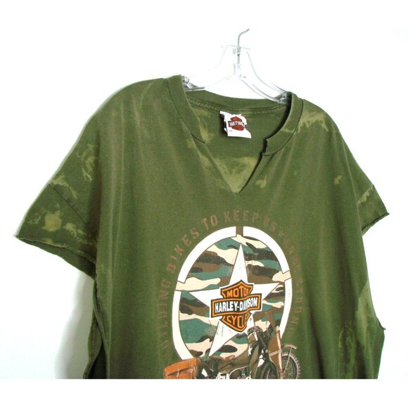 Harley Davidson Sleeveless Cut Off T-Shirt Size 2X Pacific Pearl Harbor Honolulu - Picture 3 of 12